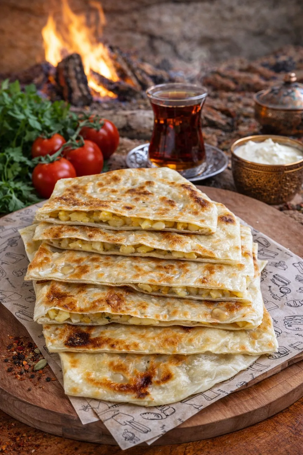 Gözleme and pide at Mr. Hakan's Obhur